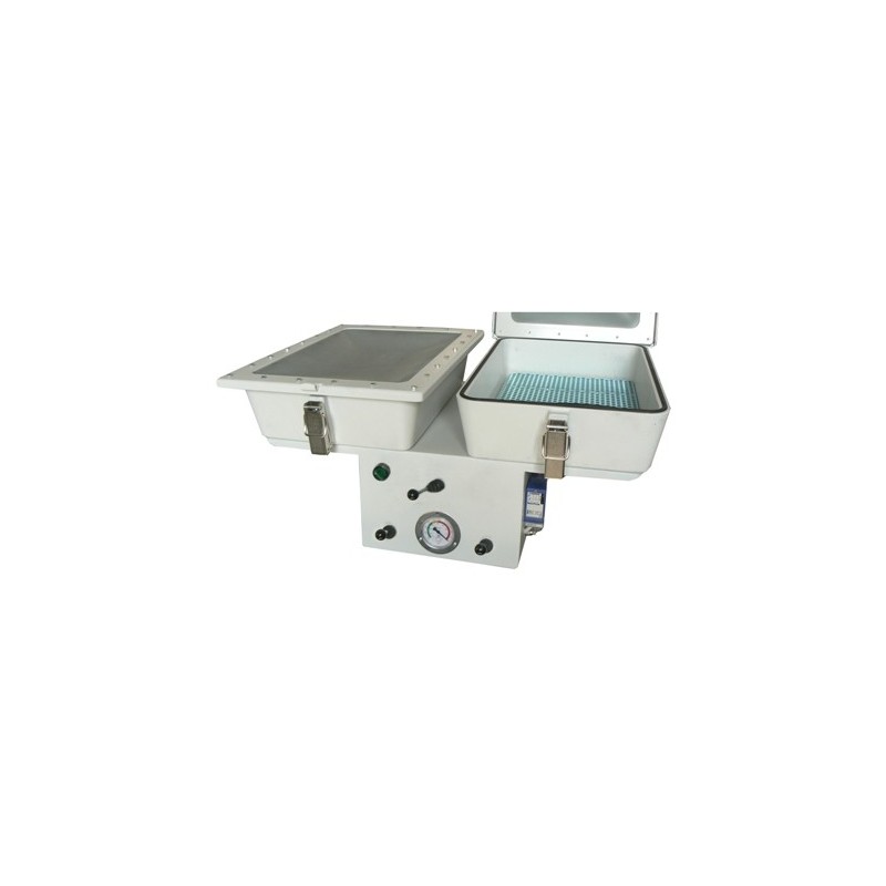 Vacuum press – pressa sottovuoto con due vasche